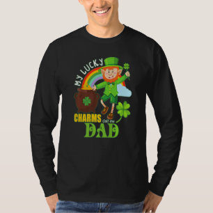 パパパディおもしろいデイSt patricksラッキーチャームコール Tシャツ