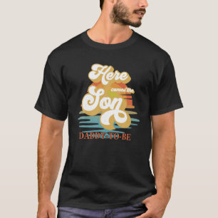 パパパパこ来この息子ベビーシャワーファミリーマ Tシャツ