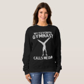 パパパパギムナストハンドスタンドンブル用のカーツホイールアート スウェットシャツ (正面フル)