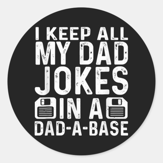 パパパパジョークパパベースデータベースファーザーデー ラウンドシール (正面)