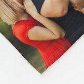 パパパパパパパダディ定義16フォトおもしろいレッド フリースブランケット (角)