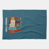 パパパブパーソナライズされたキッチンタオル キッチンタオル (横)