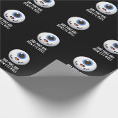 パパパンは目のパ転がンダークBG ラッピングペーパー (角)