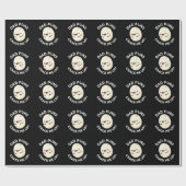 パパパンクラック私おもしろい卵プンダークBG ラッピングペーパー (フラット)