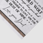 パパパーソナライズされたからの息子への手紙 薄葉紙 (詳細)