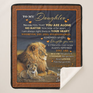 パパパーソナライズされたから娘に シェルパブランケット