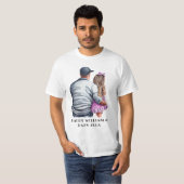 パパパーソナライズされたと娘(3) Tシャツ (正面フル)