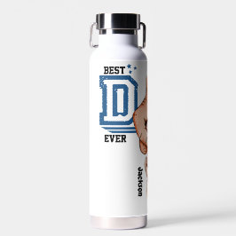 パパパーソナライズされたと子の拳バンプ ウォーターボトル