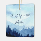 パパパーソナライズされたのクリスマス飾り セラミックオーナメント (左)