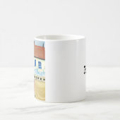 パパパーソナライズされたのマお気に入りのグ |ビーチハウス コーヒーマグカップ (中央)