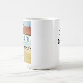 パパパーソナライズされたのマお気に入りのグ |ビーチハウス コーヒーマグカップ (中央)