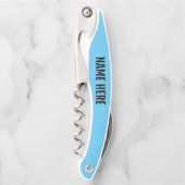 パパパーソナライズされたコルクねじカスタムボトルオープナー ソムリエナイフ (正面)