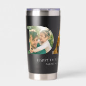 パパパーソナライズされたファーザーズデイフォト 保温保冷タンブラー (正面)