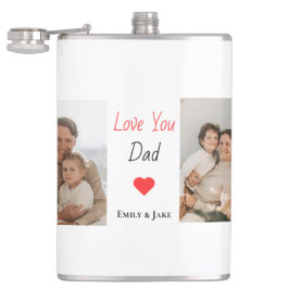 パパパーソナライズされたフラスコ | 父の日のプレゼント フラスク