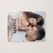 パパパーソナライズされた写真お父さんの日ギフトアイディア ジグソーパズル (横)