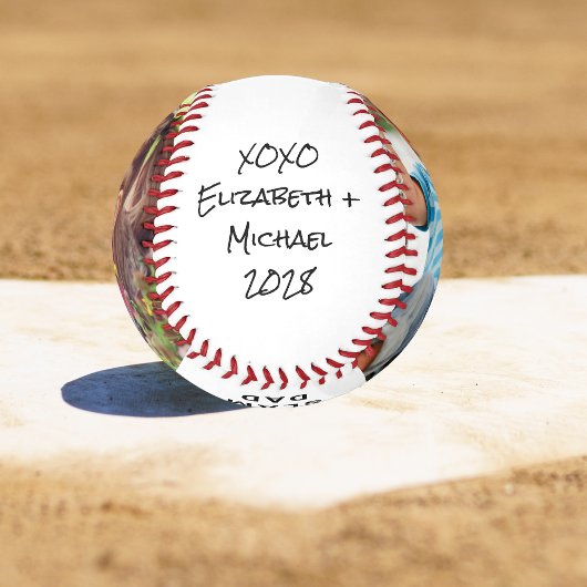 パパパーソナライズされた写真 野球ボール