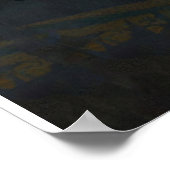 パパパーソナライズされた毛布から息子への手紙 ポスター (角)