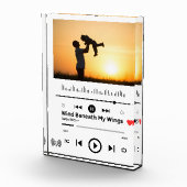 パパパーソナライズされた(PHOTO BLOCK) – 音楽ギフト フォトブロック (右)