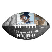 パパヒーローレザープリント父の日フォトコラージュ アメリカンフットボール (正面)
