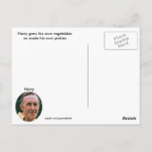 パパビーズピックズレシピポストカード ポストカード (裏面)