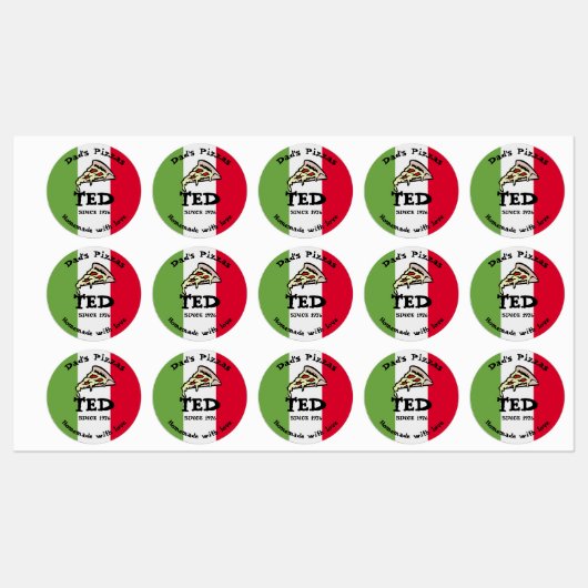 パパピザ ラベル (シート)