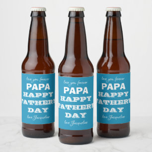 パパファザーズデイダディパパカスタム ビールラベル