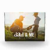 パパファミリーフォトカスタムタイポグラフィ野球 フォトブロック (正面)