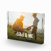 パパファミリーフォトカスタムタイポグラフィ野球 フォトブロック (右)