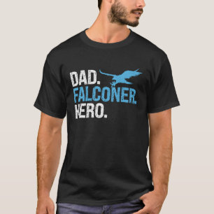 パパファルコーナーヒーローバード鳥類学《鳥》ハヤブサ Tシャツ