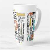 パパファーザーズの日 カフェラテマグ (右アングル)