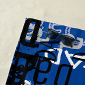 パパファーザーズデイギフトビーチゴルフタオルブルー ビーチタオル (インサイチュ)