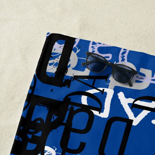 パパファーザーズデイギフトビーチゴルフタオルブルー ビーチタオル (インサイチュ)