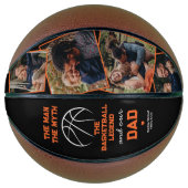 パパファーザーズDay 4 Photo Keepsake バスケットボール (正面)