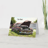 パパファーズデイパパ体おもしろカード カード (正面)