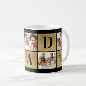 パパフォトコラージコーヒーマグ コーヒーマグカップ (正面右)