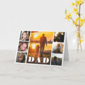 パパフォトコラージュ父の日 カード (黄色い花)