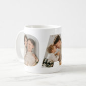 パパフォトコラージュ父の日 コーヒーマグカップ (正面左)