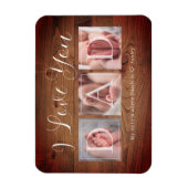 パパフォトコラージュ父の日 マグネット (縦)