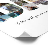 パパフォトコラージュ18写真 ポスター (角)