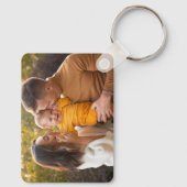 パパフォトコラージュKeychain for Father's day キーホルダー (裏面)