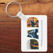 パパフォトコラージュKeychain for Father's day キーホルダー (正面)