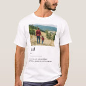 パパフォトディクショナリの定義 Tシャツ (正面)