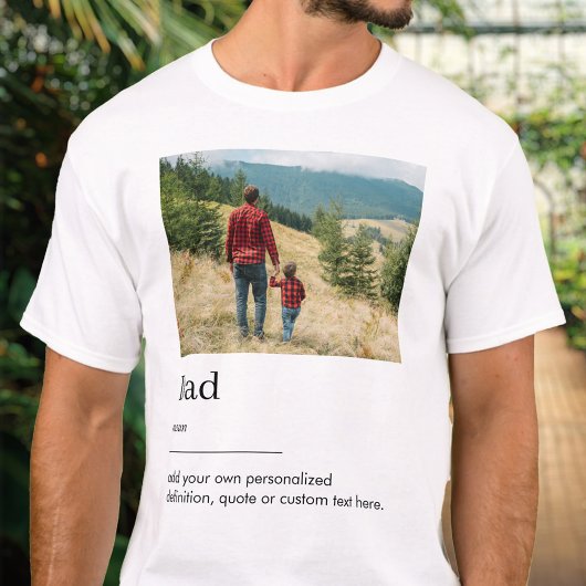 パパフォトディクショナリの定義 Tシャツ