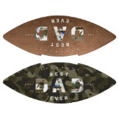 パパフォトフレームグリーンカモフラージパターン&レザー アメリカンフットボール (パネル)