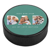 パパフォトモダンタイポグラフィグリーンホッケーパック アイスホッケーパック (3/4)