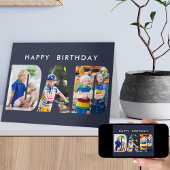 パパフォトレター切り出し誕生日カード カード