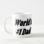 パパブラックハーフ文字 コーヒーマグカップ (左)