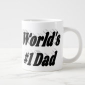 パパブラック半文字巨大コーヒーマグ ジャンボコーヒーマグカップ (右)