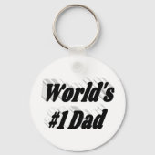 パパブラック文字 キーホルダー (正面)