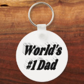 パパブラック文字 キーホルダー (正面)